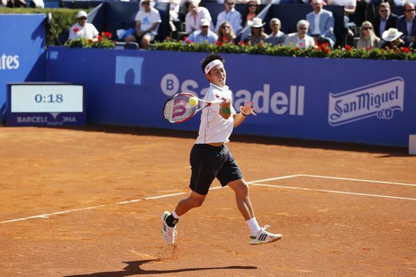 錦織の代名詞 AirKは炸裂するか（写真：アフロ ）