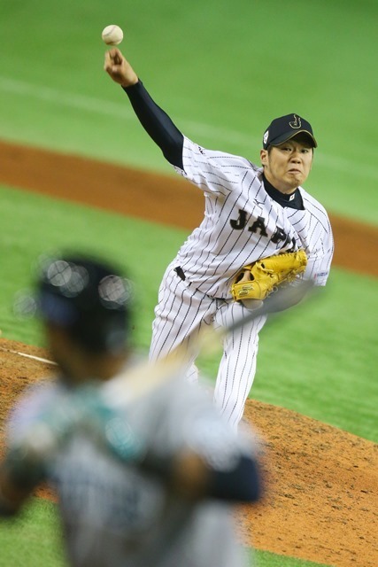 2番手オリックス・西勇輝　日米野球第3戦（アフロスポーツ）