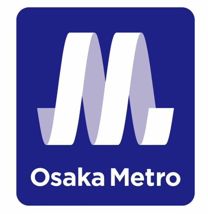 [図]「Metro」の「M」の中に「Osaka（大阪）」の「O」を内包したという新しいロゴ