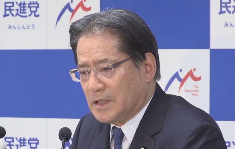 [画像]民進党の増子幹事長