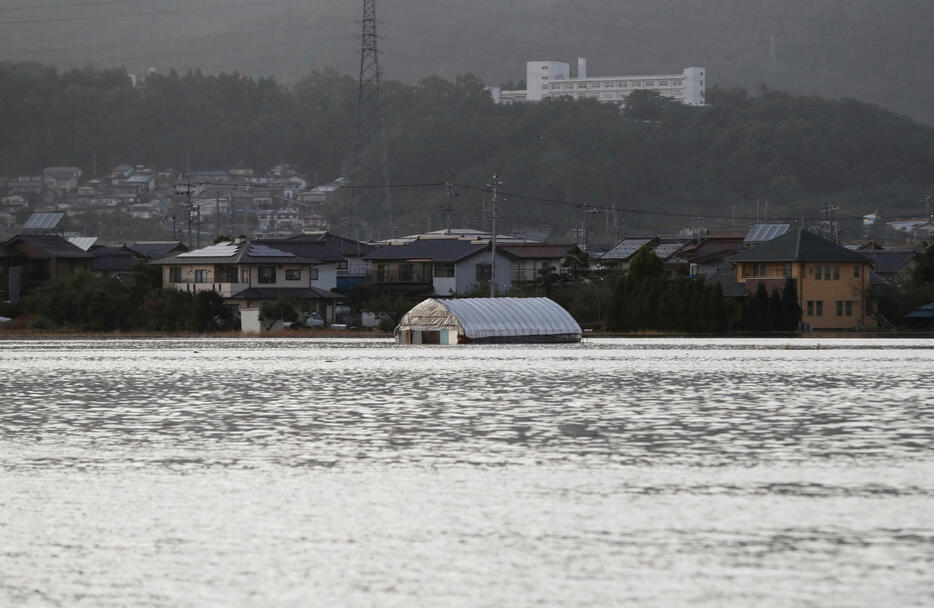 令和元年東日本台風で大きな被害を受けた長野市の千曲川流域（写真：ロイター/アフロ）