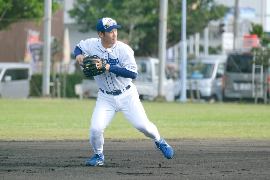 中日の京田陽太は打撃不振に加えて守備でミスを犯し試合中に2軍落ちを告げられ名古屋へ強制送還された(資料写真・黒田史夫）