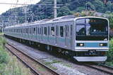 209系1000番台の2本目「マト82編成」の出場試運転（1999年9月7日、伊藤真悟撮影）。