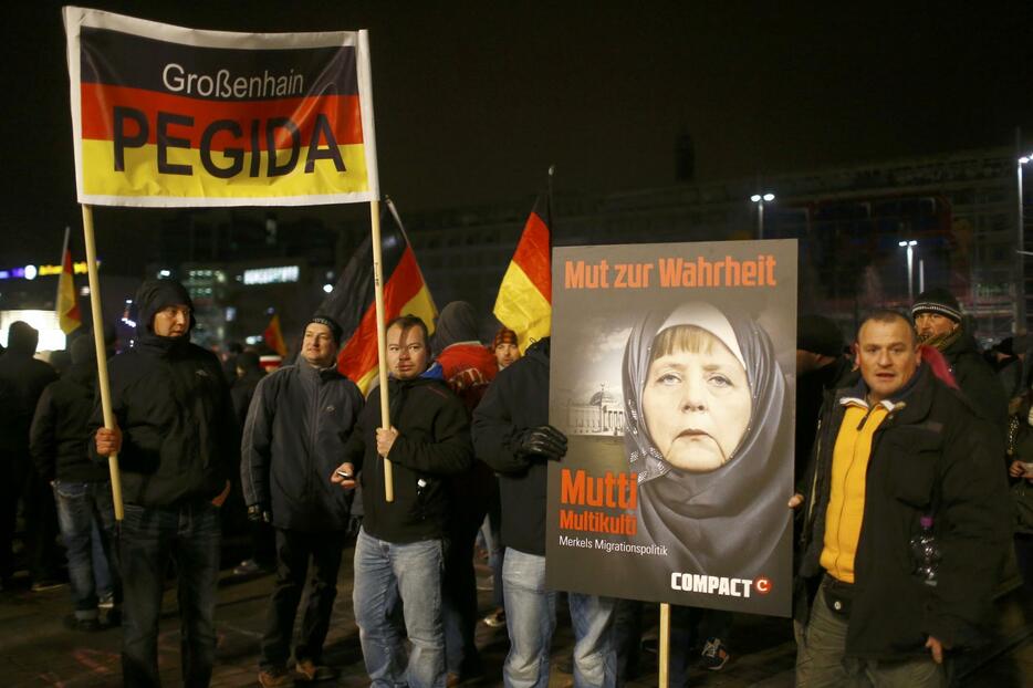 ドイツで反移民デモが拡大＝1月21日（ロイター/アフロ）
