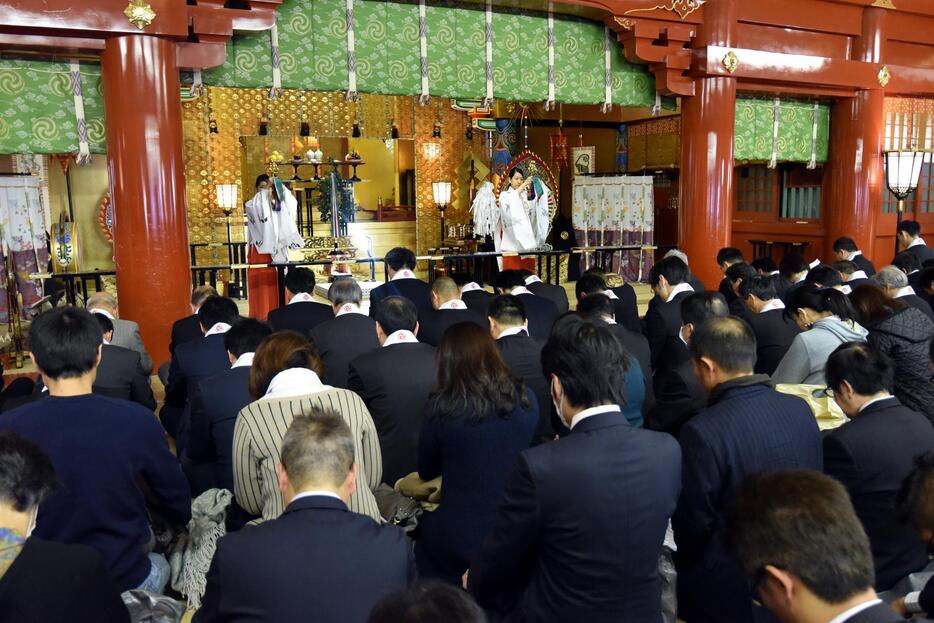 神田明神に数千人の参拝客（Natsuki Sakai/アフロ）