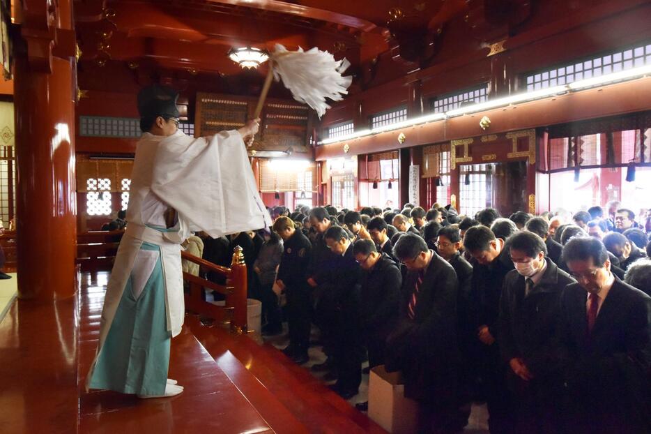 神田明神に数千人の参拝客（Natsuki Sakai/アフロ）