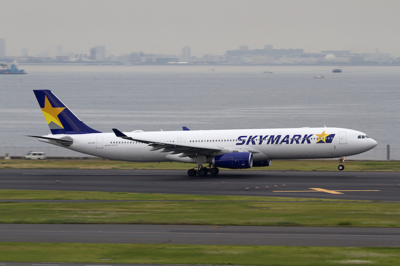 [写真]スカイマークA330型機（撮影小山英之氏）