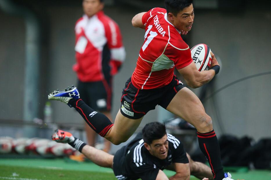 山田章仁（マオリ・オールブラックス戦）＝2014年11月8日（伊藤真吾/アフロスポーツ）