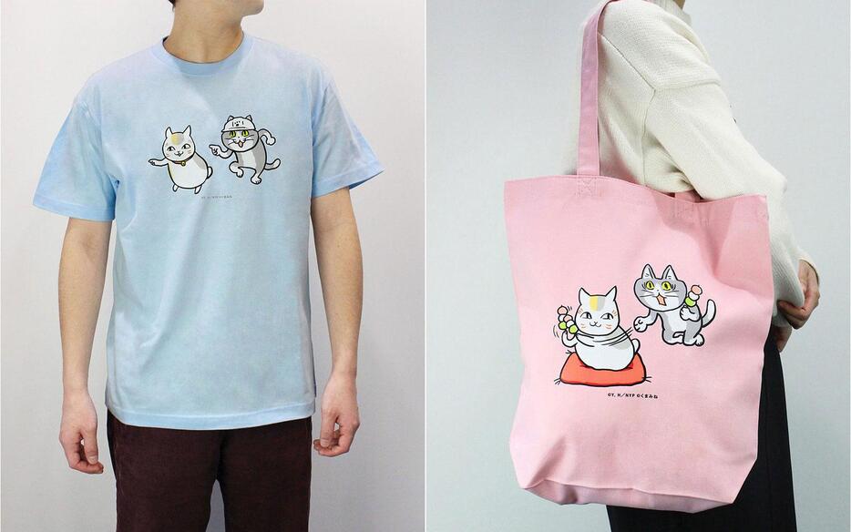 夏目友人帳 ニャンコ先生 と 仕事猫 コラボ Tシャツ XLサイズ 半袖 夏目友人帳」ニャンコ先生＆仕事猫のコラボ、ヨシ！ Tシャツの