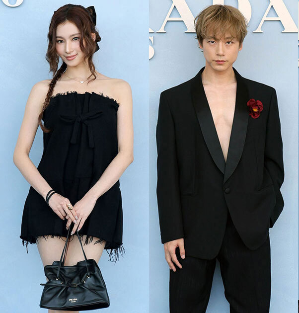 坂口健太郎やTWICEのサナらがプラダのショーに来場 (Numero