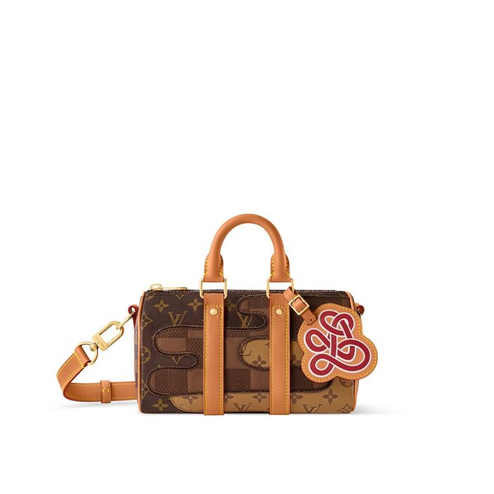 NIGOコラボ♪【Louis Vuitton】スピーディ クロスボディバッグ25 ルイヴィトンモノグラムストライプ シティキーポル NIGOコラボ