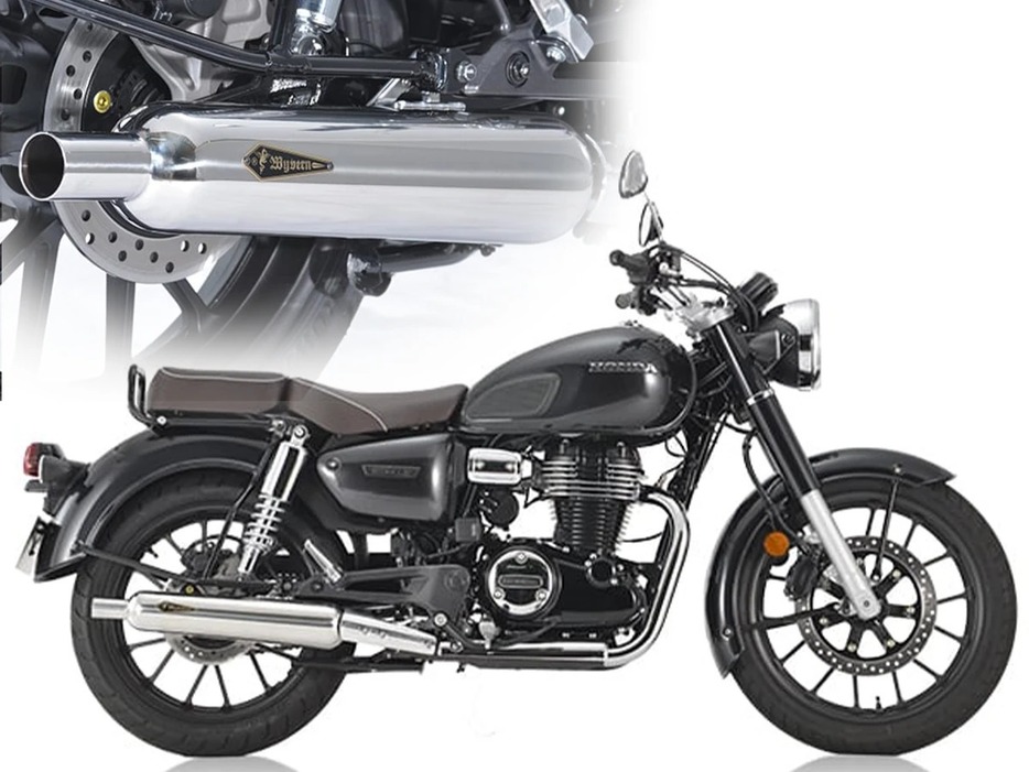 GB350C ワイバンクラシック マフラー 【30kmのみ走行 】 ★美品★ GB350C ワイバンクラシック マフラー 【30kmのみ走行 】 ☆美品