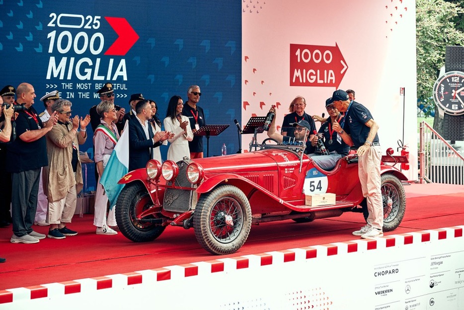 1987年　ミッレミリア出場時の記念品 優勝は1929年の6C 1750SS】イタリアの公道レース『ミッレミリア