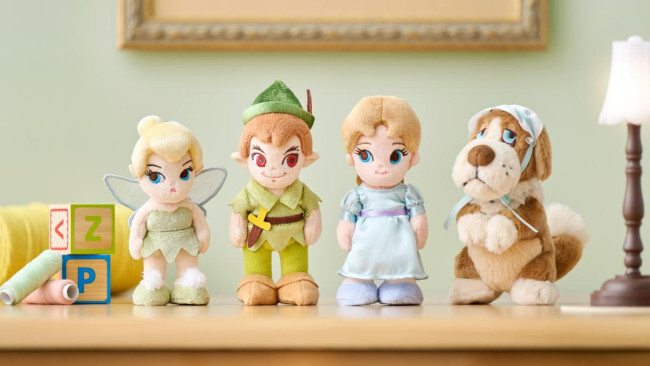 美品　ディズニーストア　ピーターパン　ぬいば　ぬいぐるみ　キーホルダー ディズニーストア『ピーター・パン』新作グッズ発売！ レトロ