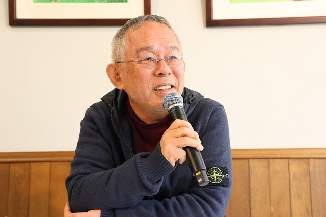 会見で宮﨑駿監督への思いを明かした鈴木敏夫さん