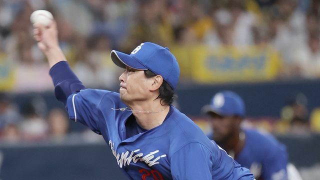 中日の涌井秀章投手(写真：時事)