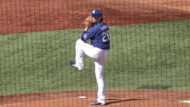 中日の先発・涌井秀章投手