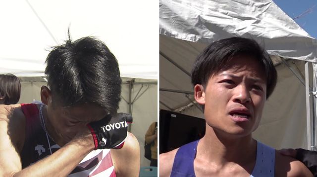 パリ五輪に届かなかった駒澤大学OBの西山雄介選手(左)と其田健也選手(右)【(C)東京マラソン財団】