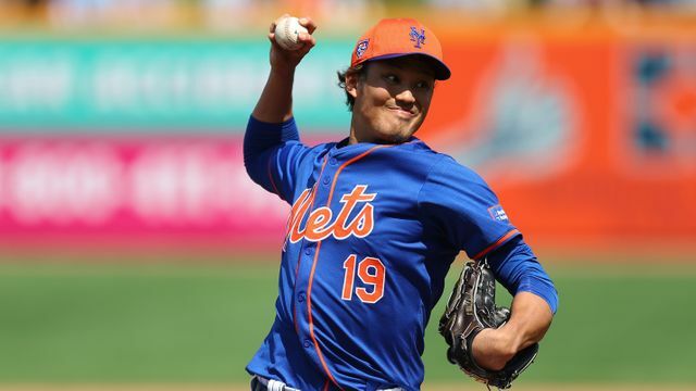 MLBメッツの藤浪晋太郎投手【※写真は3月10日撮影のもの】（写真：REX/アフロ）