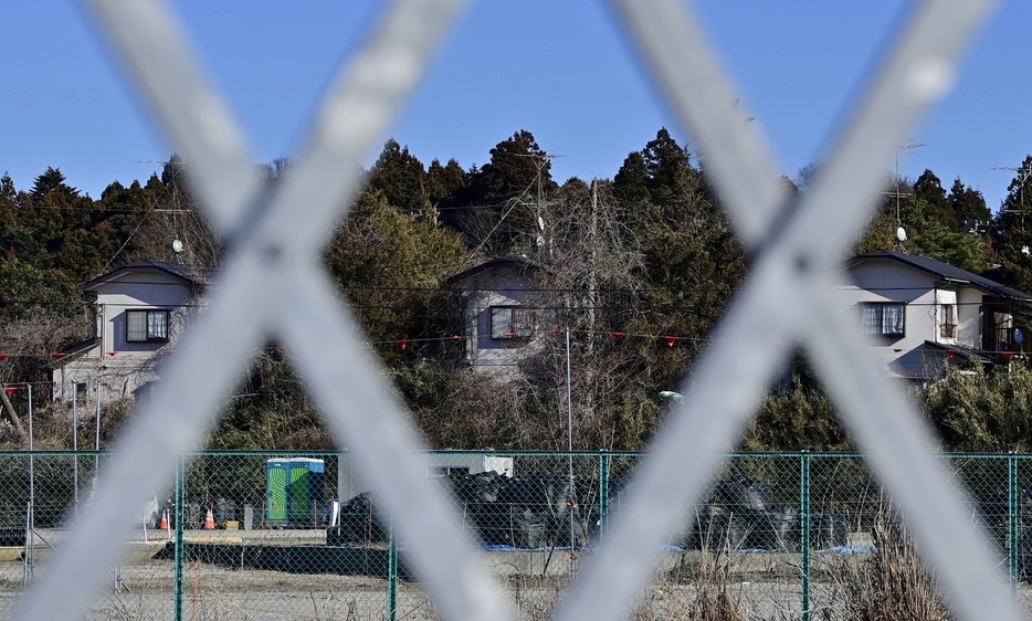 福島県双葉町の帰還困難区域＝2月13日