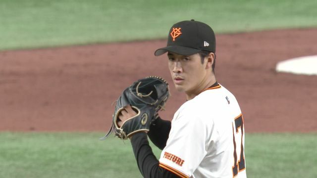 プロ初ホールドを記録した巨人の西舘勇陽投手(画像:日テレジータス)