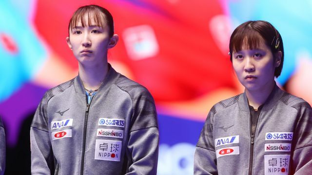 早田ひな選手と平野美宇選手が初戦から激突(写真:YUTAKA/アフロスポーツ)