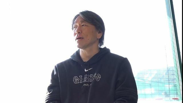 投手・大谷翔平選手の攻略を考える松井秀喜さん