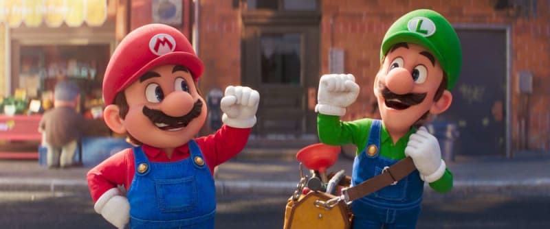 映画「ザ・スーパーマリオブラザーズ・ムービー」の一場面（ⓒ２０２３　Ｎｉｎｔｅｎｄｏ　ａｎｄ　Ｕｎｉｖｅｒｓａｌ　Ｓｔｕｄｉｏｓ）