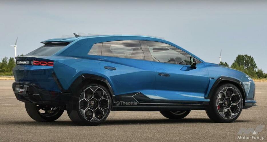 ランボルギーニ　コンパクト・クロスオーバーSUV　予想CG