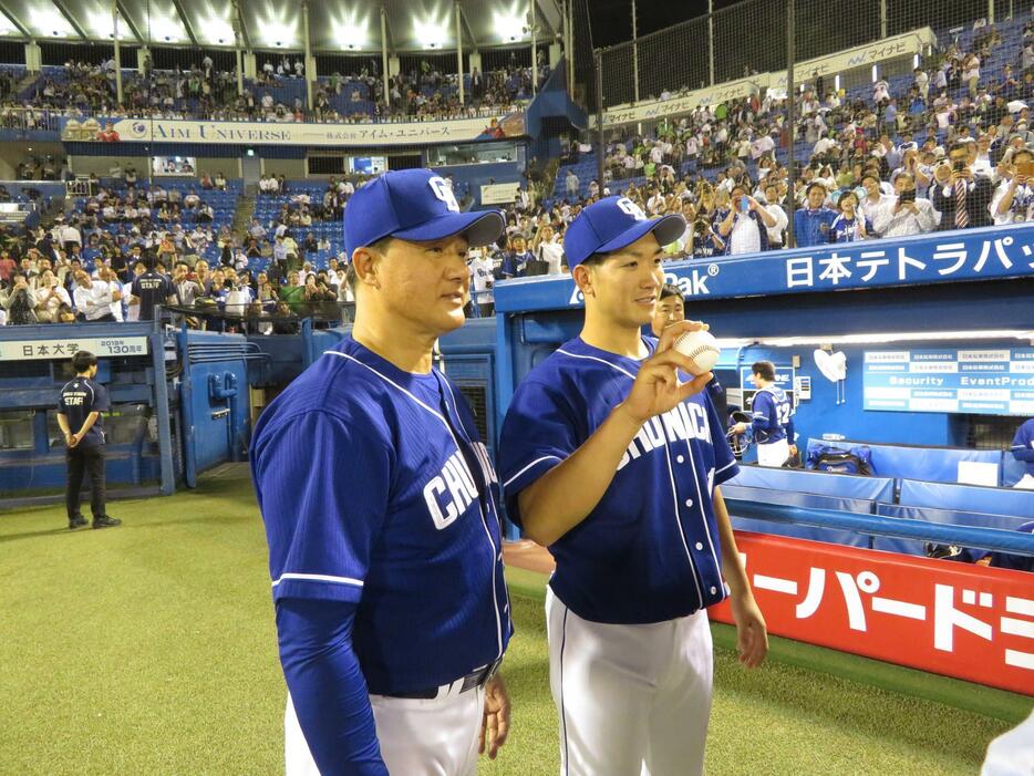 中日のドラフト3位ルーキー勝野のプロ初勝利を与田監督も祝福