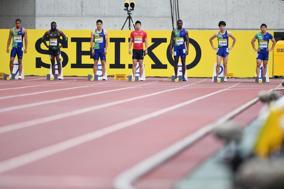 男子100mには過去最高レベルのスプリンターが揃い始めた（写真・松尾／アフロスポーツ）