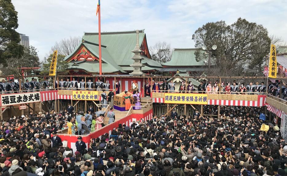 「福ちゃーん」「武士の娘～」の大声援があちらこちらから聞こえた