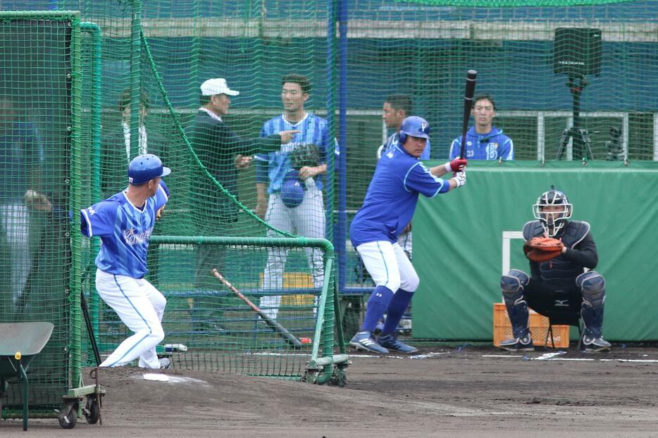 横浜DeNA・筒香の新打法はメジャー仕様？！(写真・黒田史夫）