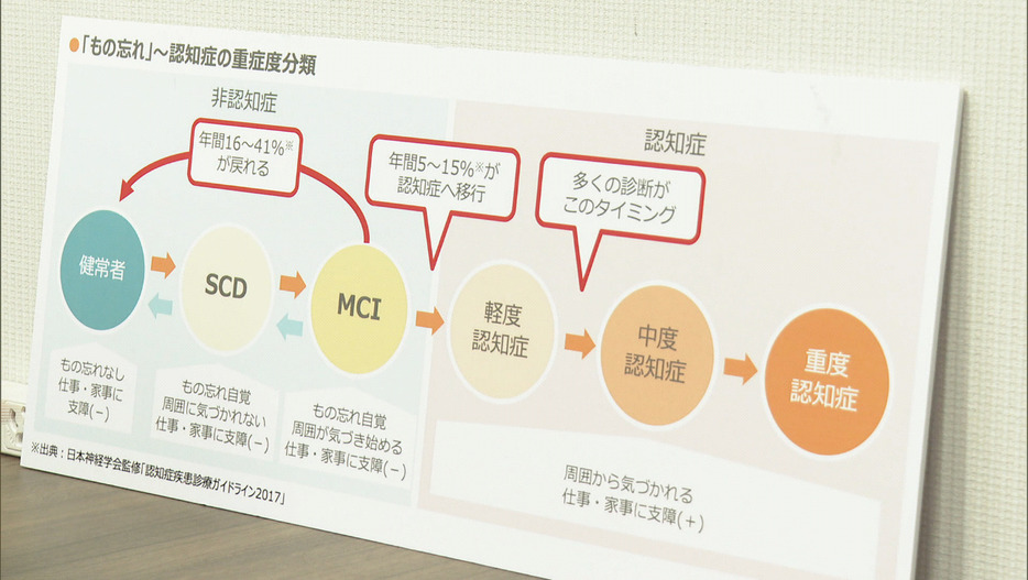 「もの忘れ」～認知症の重症度分類