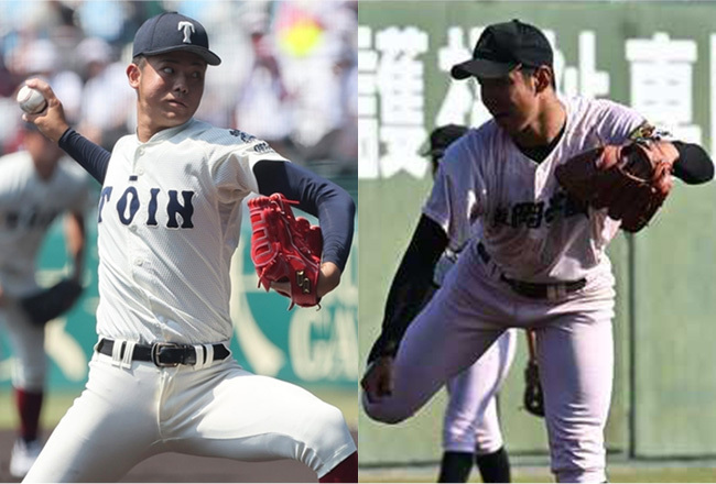 森陽樹（大阪桐蔭）、藤川敦也（延岡学園）