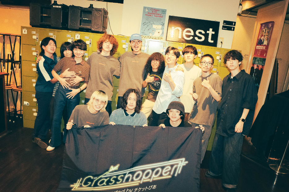 Geloomy、えんぷてい、goethe『Grasshopper ver.26』　Photo：シンマチダ