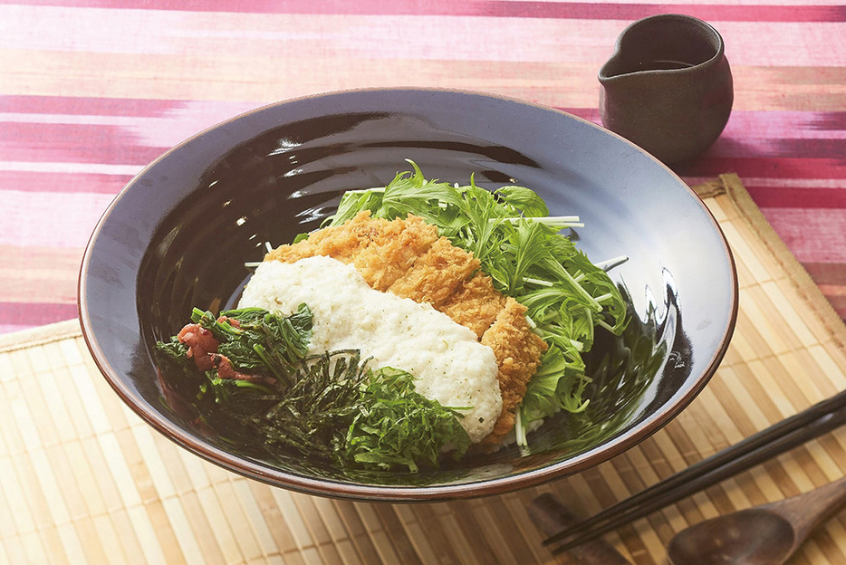 とろっカツ元気丼