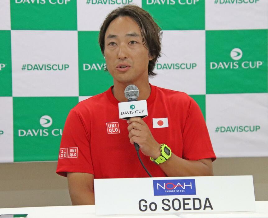 日本代表監督の添田豪[写真/tennis365.net]