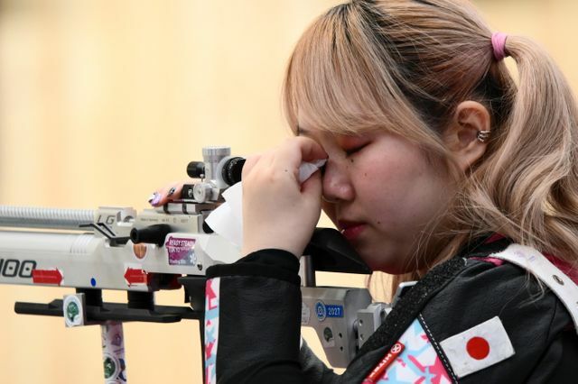 パラリンピック射撃で日本人初の銅メダルを獲得した水田光夏選手(写真：SportsPressJP/アフロ)