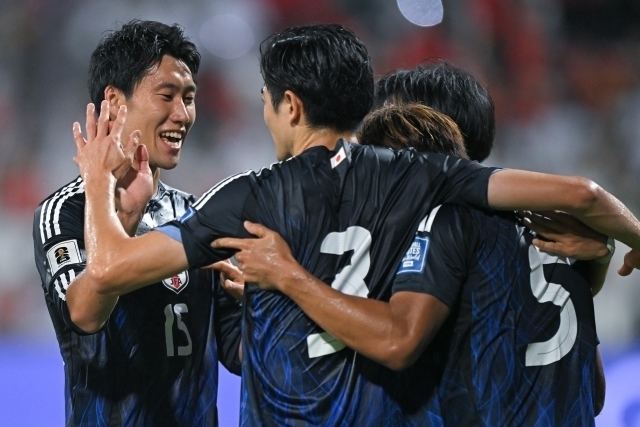 W杯アジア最終予選で２連勝を飾った森保ジャパン。写真：金子拓弥（サッカーダイジェスト写真部／現地特派）