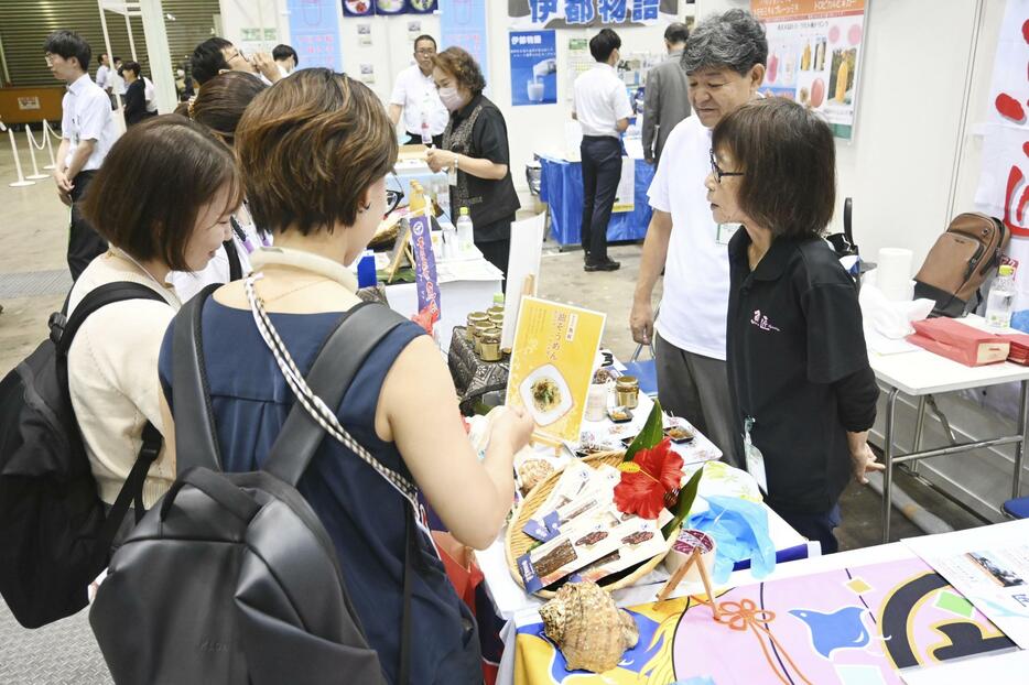 日本政策金融公庫が開催した「アグリフードEXPO」＝8月、東京都江東区