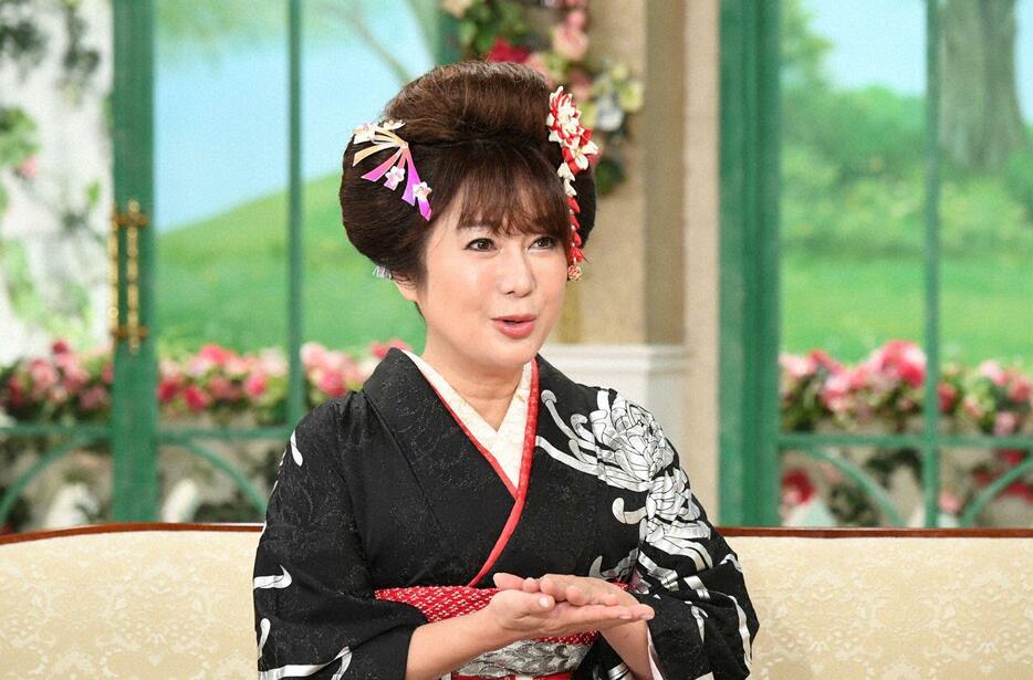 10月1日に放送される「徹子の部屋」に出演するはるな愛さん＝テレビ朝日提供