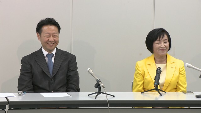 日本維新の会香川県総支部の会見　香川県庁