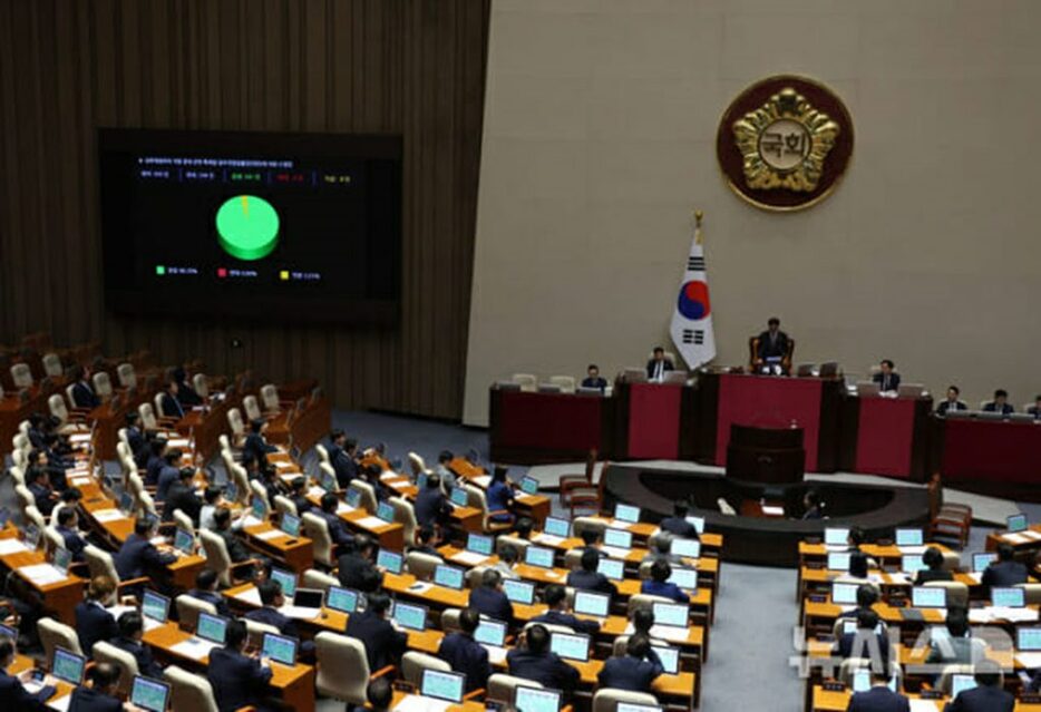 韓国国会本会議(c)KOREA WAVE