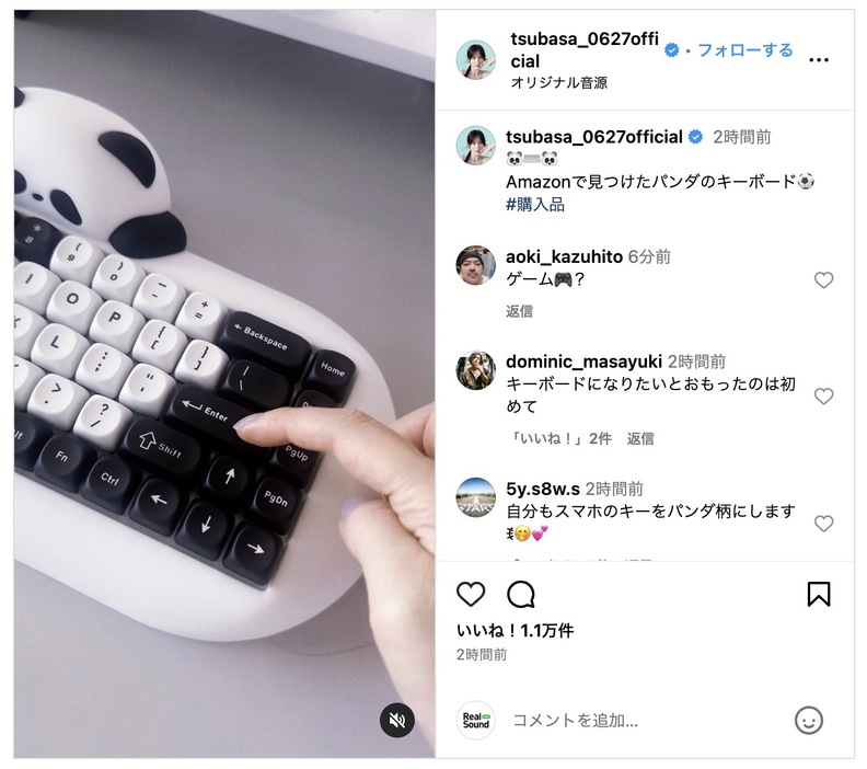 本田翼のInstagramより