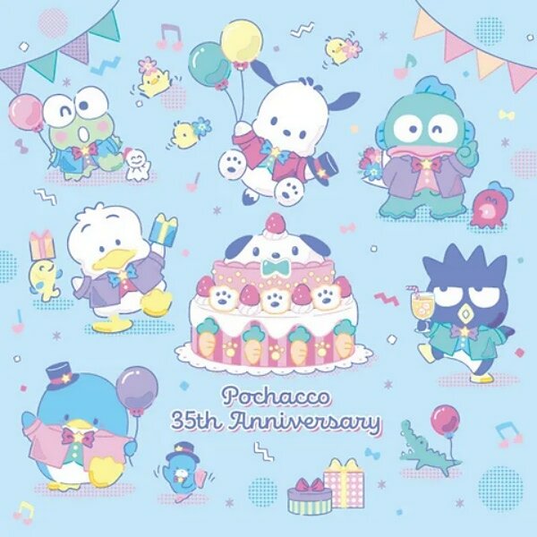 【ポチャッコ】35周年をはぴだんぶいがお祝い！