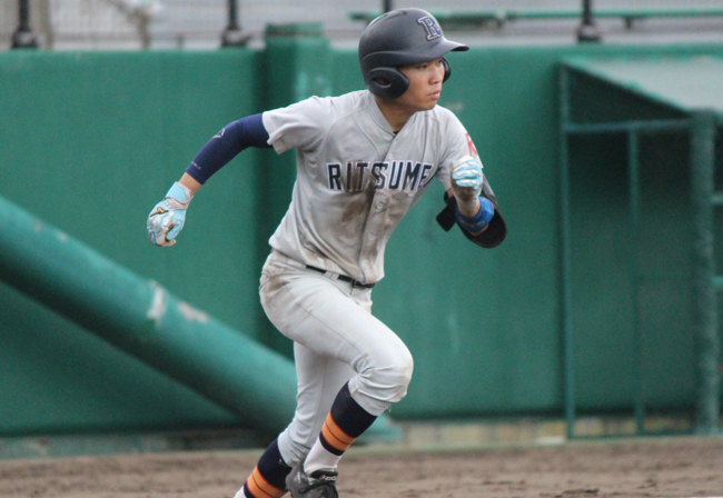 立命館大・大森 理巧内野手（2年＝報徳学園出身）