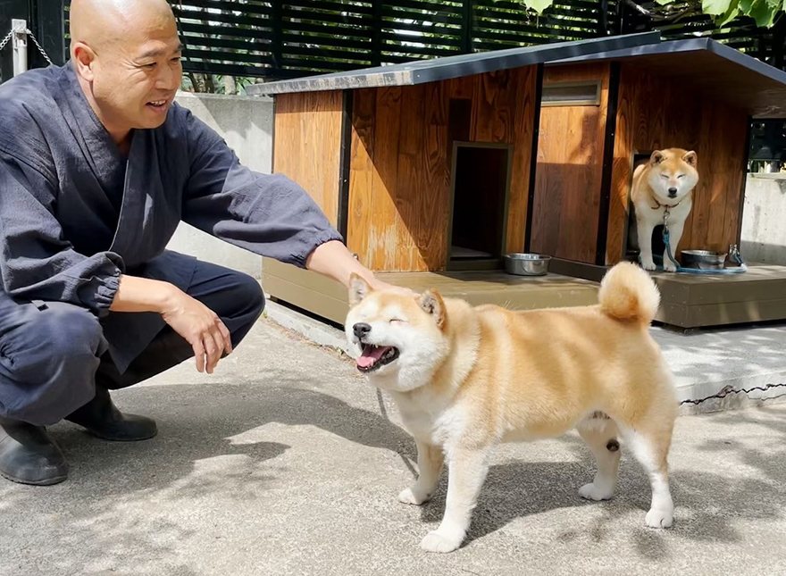 笑顔で生きている人に、福が舞い込みますように。