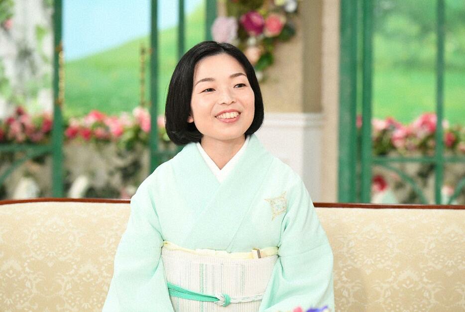 9月16日に放送される「徹子の部屋」に出演する彬子女王＝テレビ朝日提供