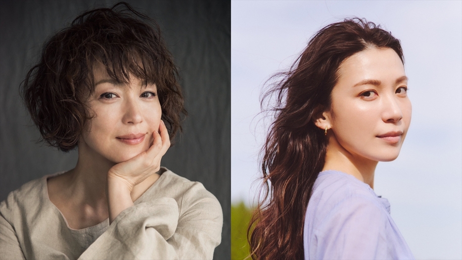 （左から）若村麻由美、村川絵梨